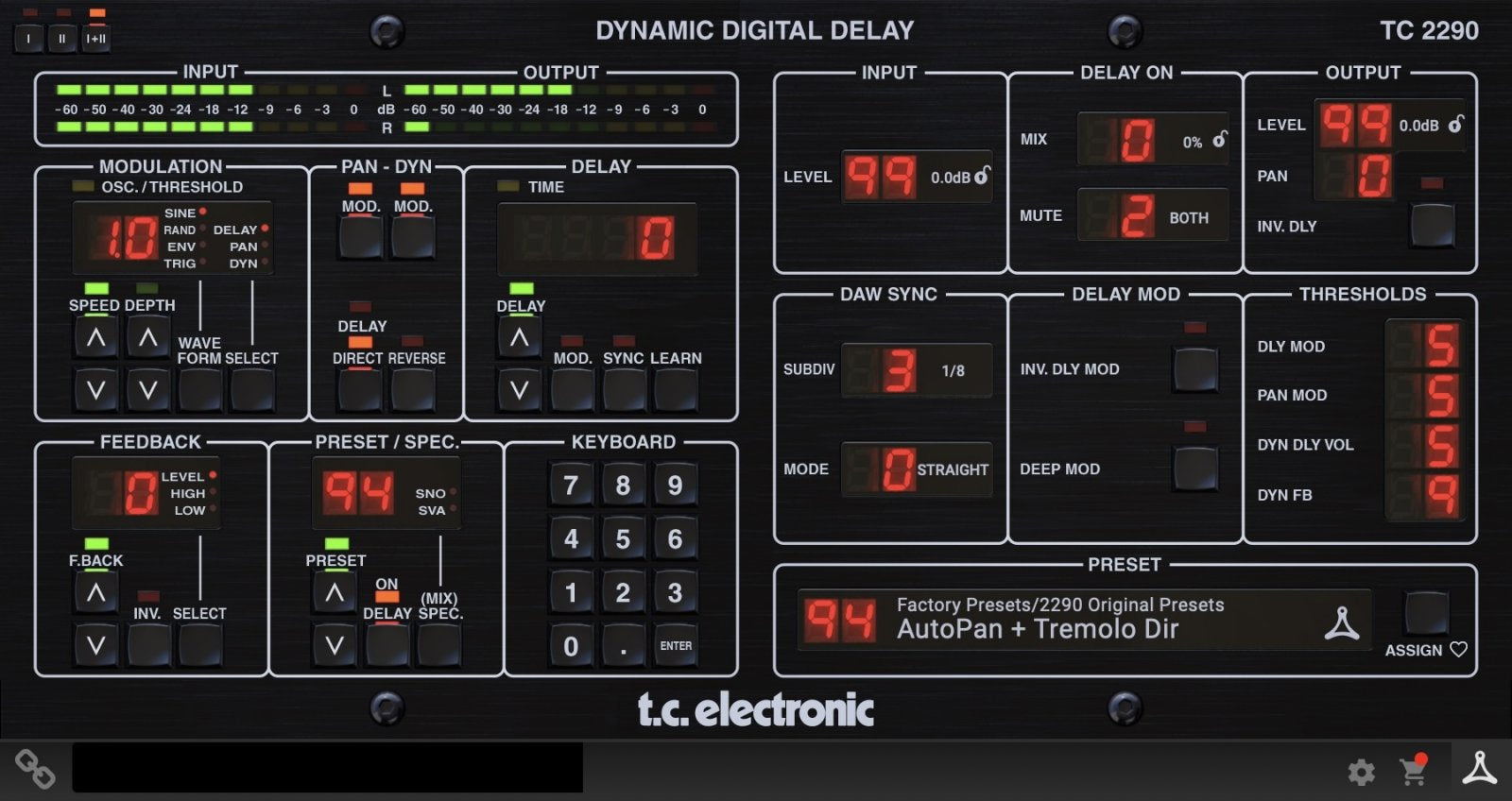 TC 2290 Legendary Dynamic Delay